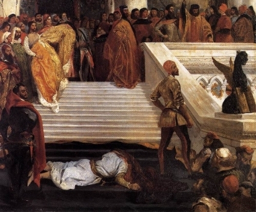 The Execution of Doge Marino Faliero, Eugene Delacroix, Painted 1825-1826