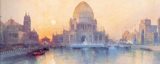 part of Chicago World's Fair painting