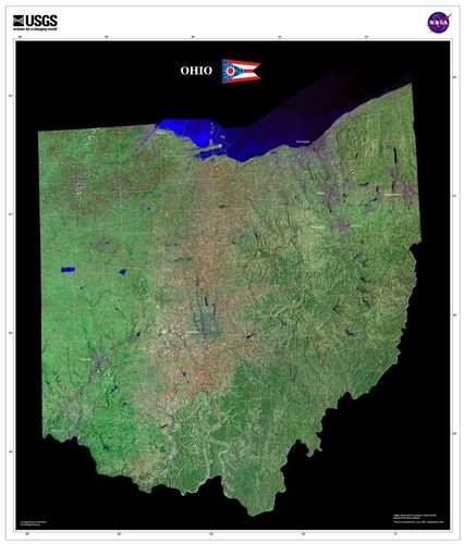 Ohio USGS Map